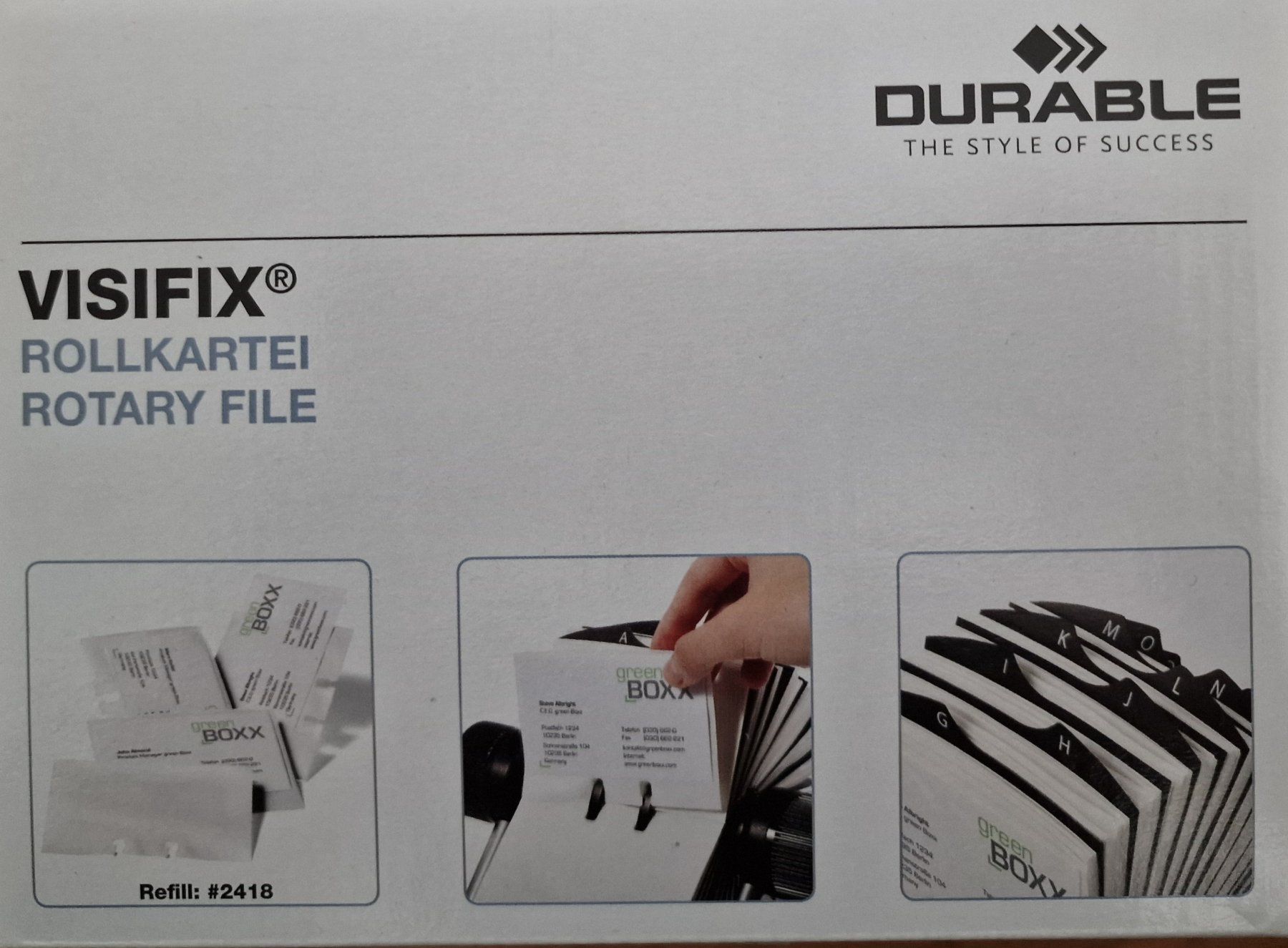 Sistemi di archiviazione: Durable Visifix Rollkartei BOXX – Nuovo (secondo la descrizione) da Zürich venduto da Pero6 6