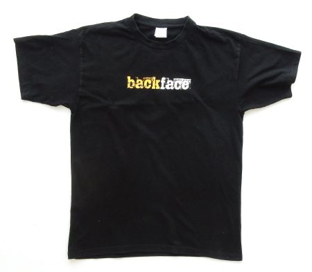 Musikgruppe « Backface » T-Shirt in Schwarz - Medium