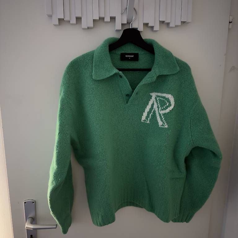 Maglioni & Felpe:  Pull Represent Initial Boucle Polo Island Green   – Usato da Vevey venduto da diogodasilva_