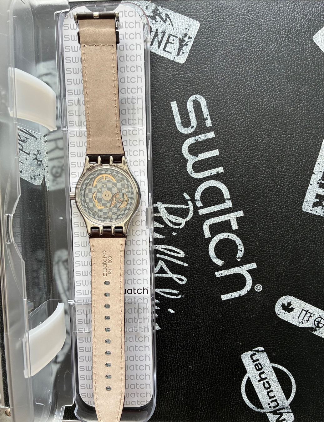 Swatch Uhren: Swatch Uhr Irony Automatic Sistem Kaki YIS407 – Neu (gemäss Beschreibung) aus Orpund von Dracaris77 1