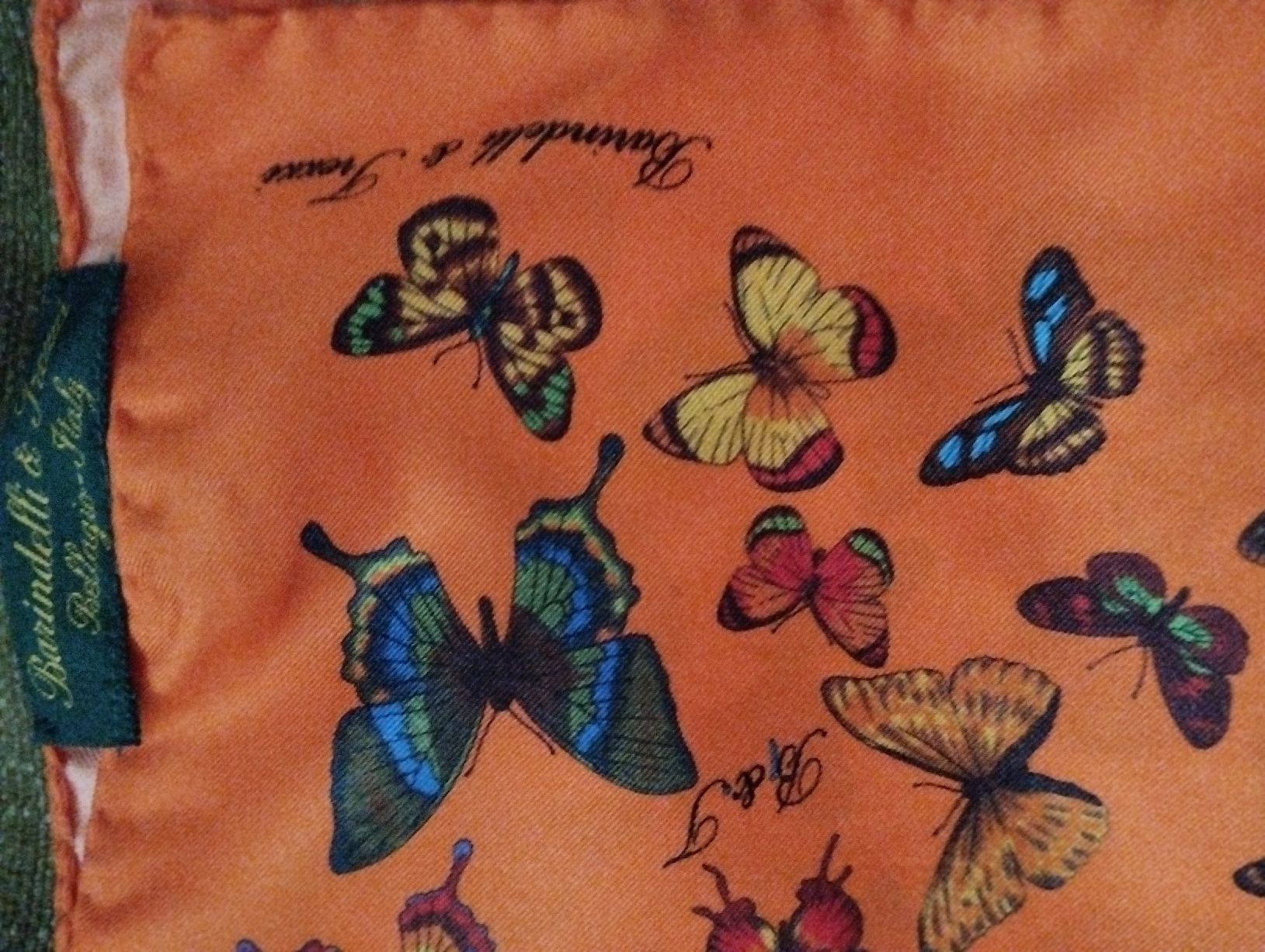 Foulard & Sciarpe: Silk barindelli Bellagio seide Tuch Quadratisch – Nuovo e nell'imballaggio originale da Zürich venduto da Leders 1
