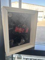 Coca-Cola-Recycling-Kunst, gerahmtes Einzelstück. Neu!