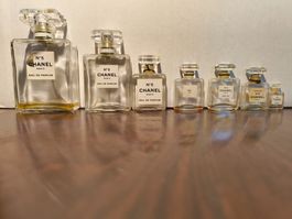 7 St Chanel Nr 5 Parfum Flacon Vintage meiste leer France 