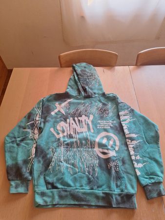 Stylischer Hoodie mit Print, Grösse M, Black Squad!