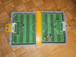 Playmobil Terrain de foot transportable 6857 complet!