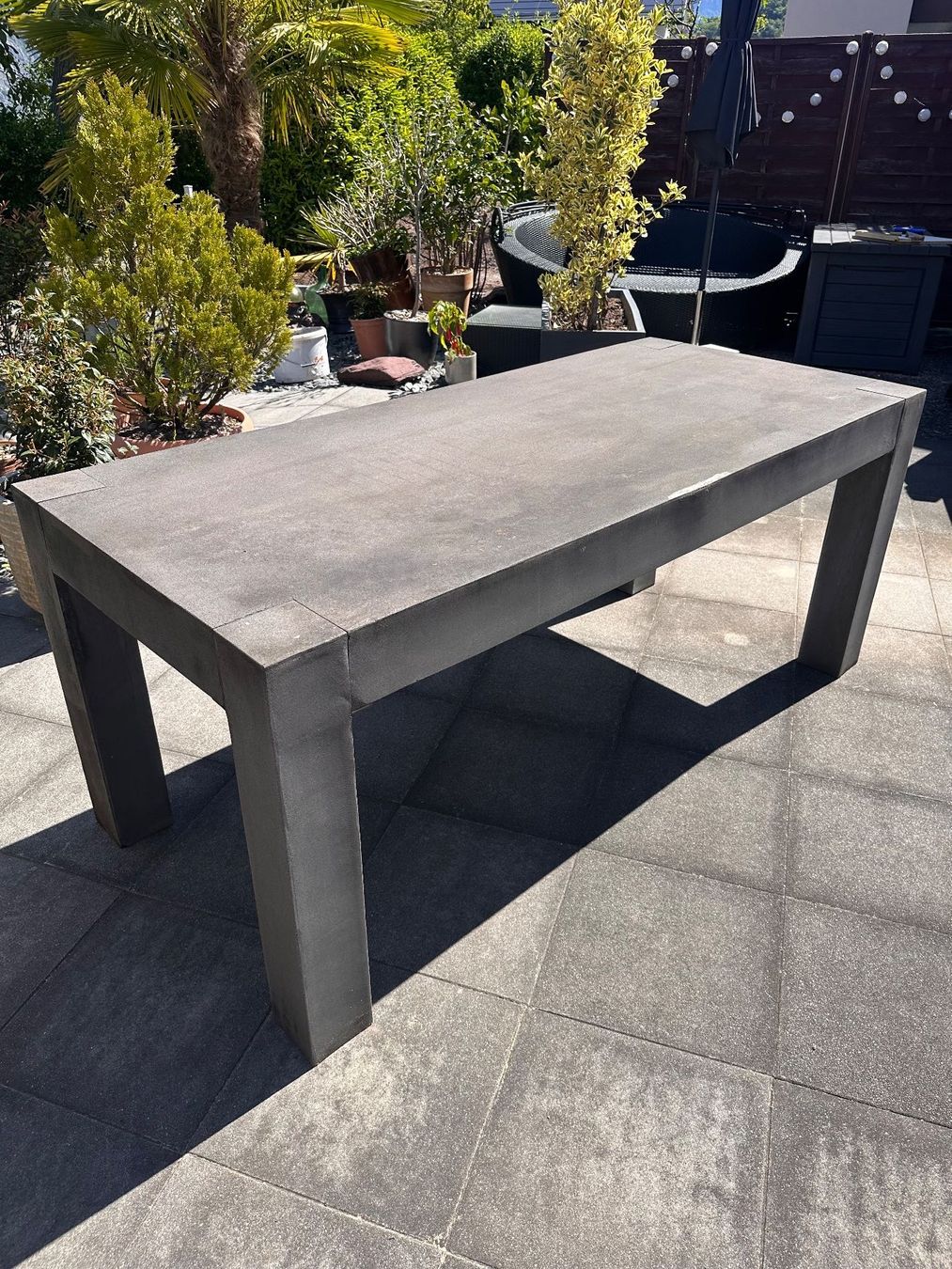Tavoli: Gartentisch, Fiberstone, robust & stabil – Usato da Unterterzen venduto da mro_9vmw 1