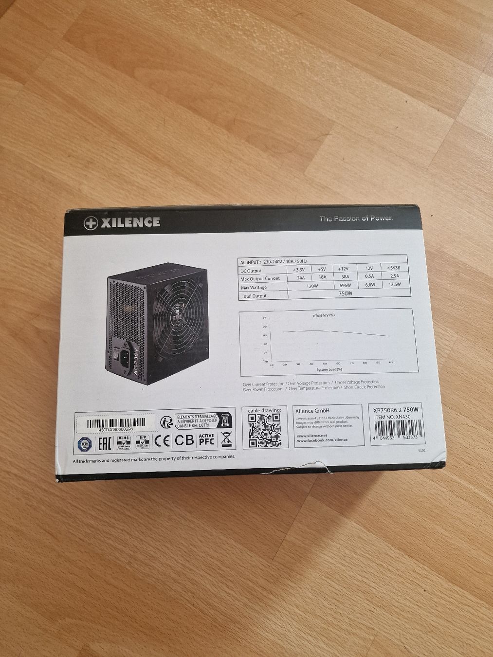 PC: Netzteil Xilence Performance C Series 750W neu – Usato da Menznau venduto da CS1.6 2