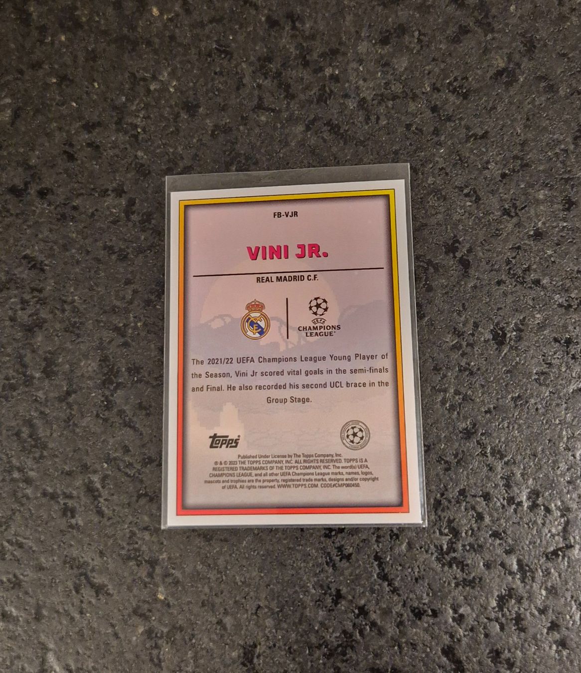 Topps Carte collezionabili: Vini Jr. - Real Madrid - Topps – Nuovo (secondo la descrizione) da Burg AG venduto da Danoe 1