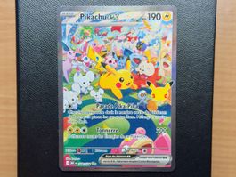 Pikachu EX ALT (149/128) - 30ᵉ Anniversaire - 30C FR