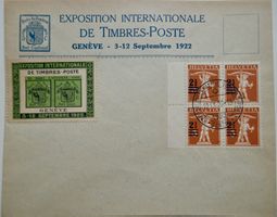 Illustrierter Brief der intern. Briefausstelung Genf 1922