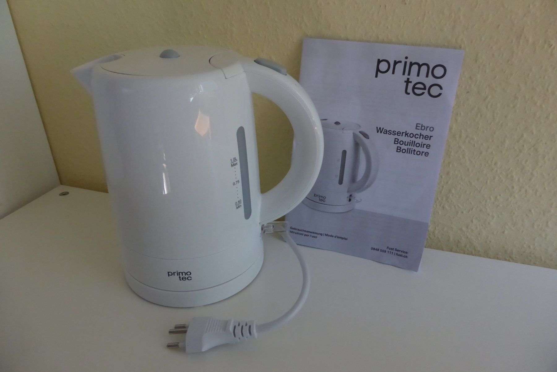 Primotecq Bollitori: Wasserkocher Primotec - 1500 Watt – Usato da Brunnadern venduto da vapiano