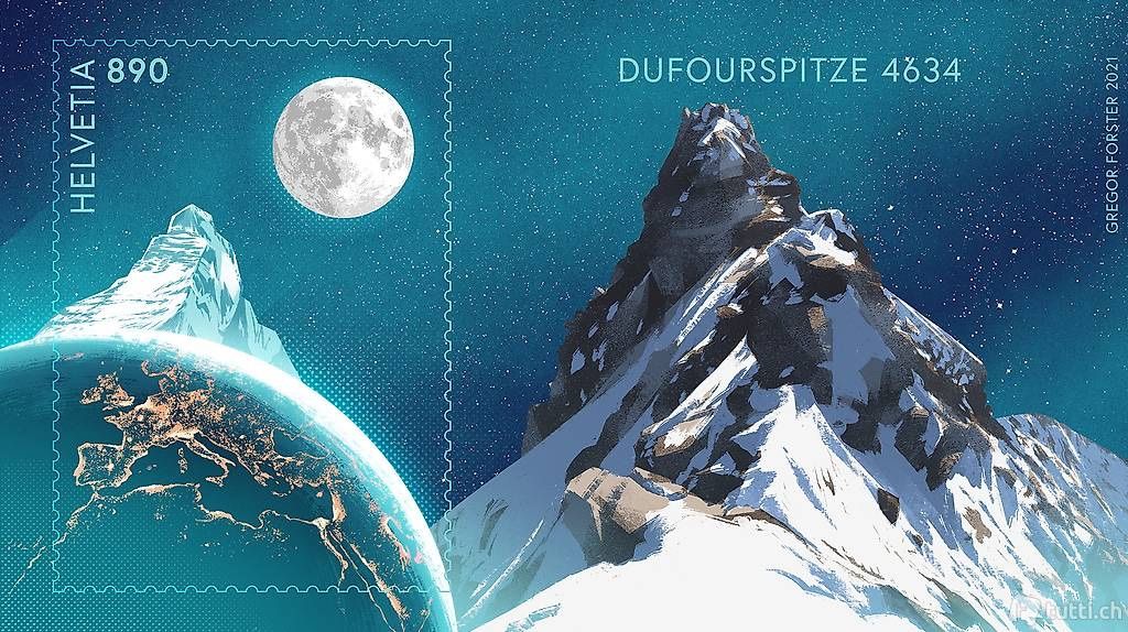 Tutti i francobolli: Swiss Crypto Stamp 1.0 - ID 6 Dufourspitze – Nuovo e nell'imballaggio originale da Monte Carasso venduto da JuliaMG