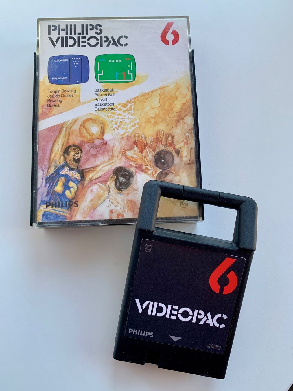 Giochi: Philips Videopac: 6 - Bowling, Basketball – Usato da Kaiseraugst venduto da Marsupower