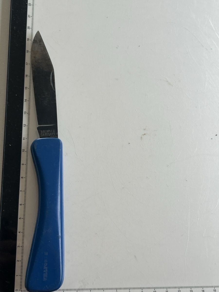 Solingen Coltelli tascabile: Klappmesser Solingen Germany Villforth blau (S24) – Usato da Neuenhof venduto da bro_9zsg 4