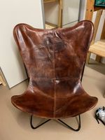 Ledersessel braun Butterfly Sessel guter Zustand