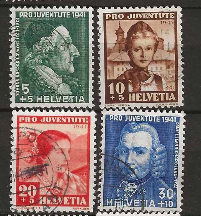 Tutti i francobolli: PJ041 - Pro Juventute 1941 obl. – Usato da Trélex venduto da Phil_Albert