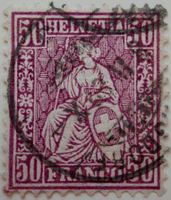 Sitz. Helvetia SBK Nr. 51 Faserp. Befund Eichele Kat. 800.-