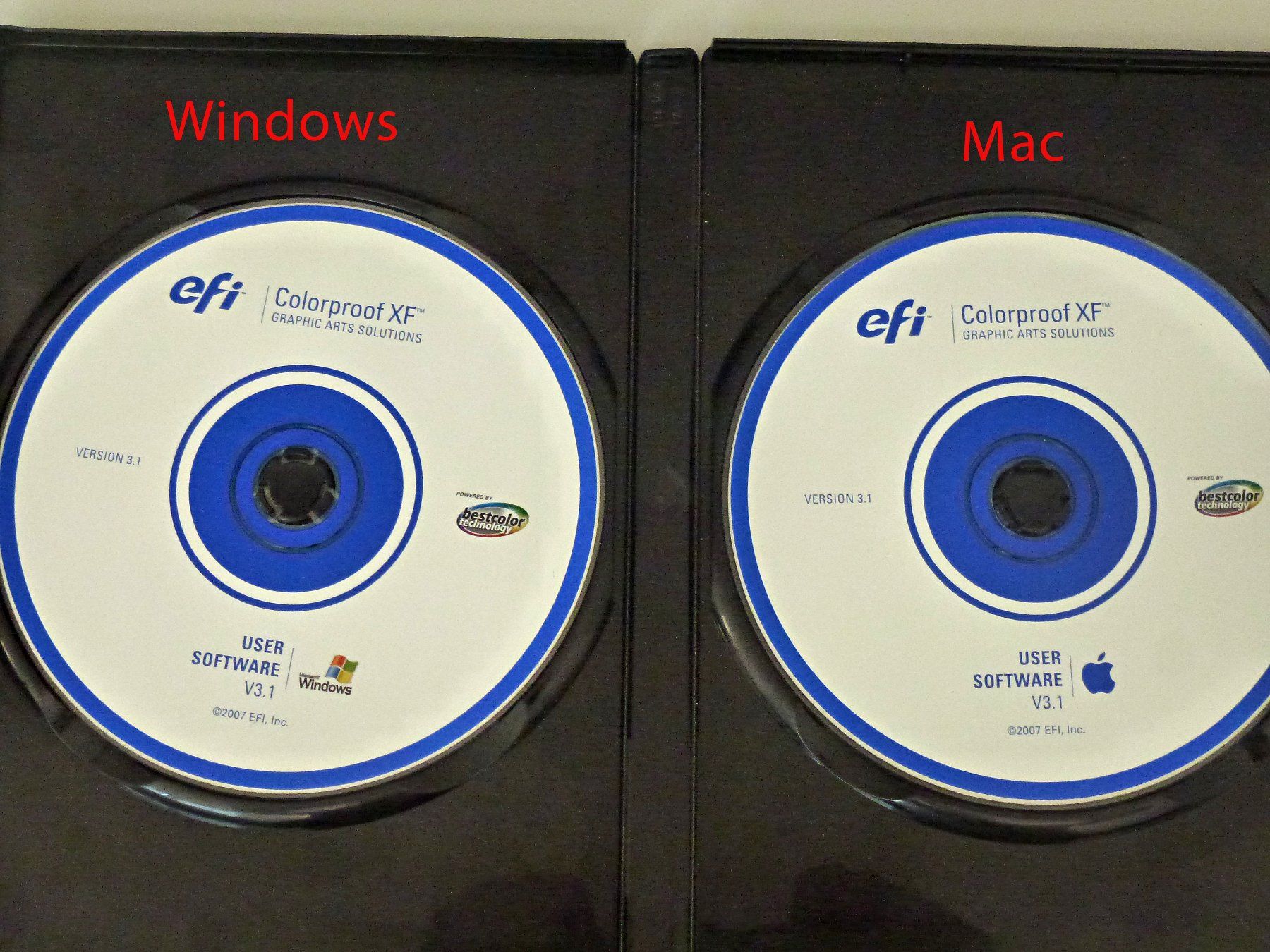 Software: EFI Colorproof XF 3.1 (alte Version) Proofsoftware Mac/Win – Usato da Winterthur venduto da Nooitgedagt 2