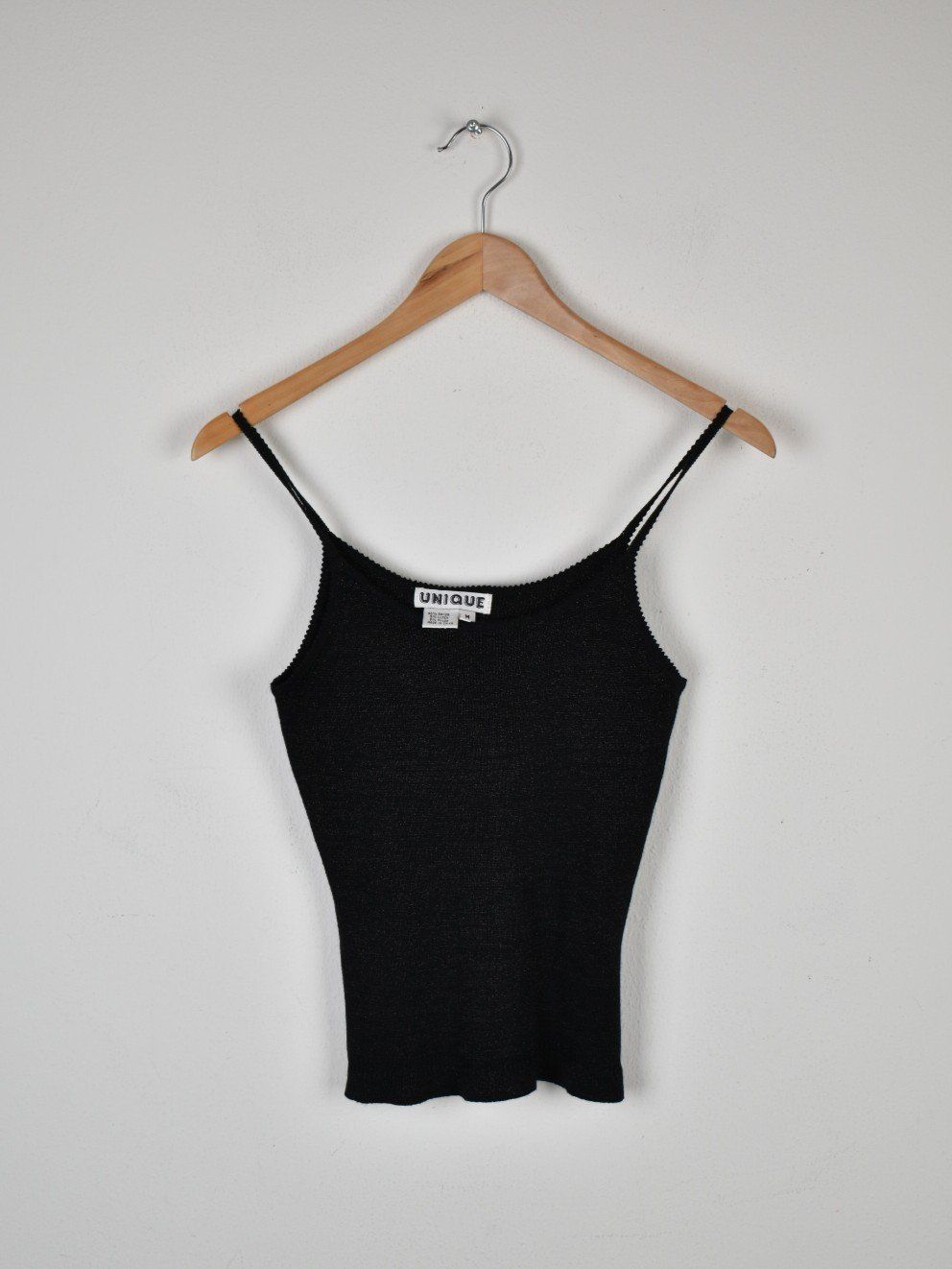 Top: Unique Stricktop, schwarz/Glitzer Gr.M – Usato da Nürensdorf venduto da 2ND_STORY