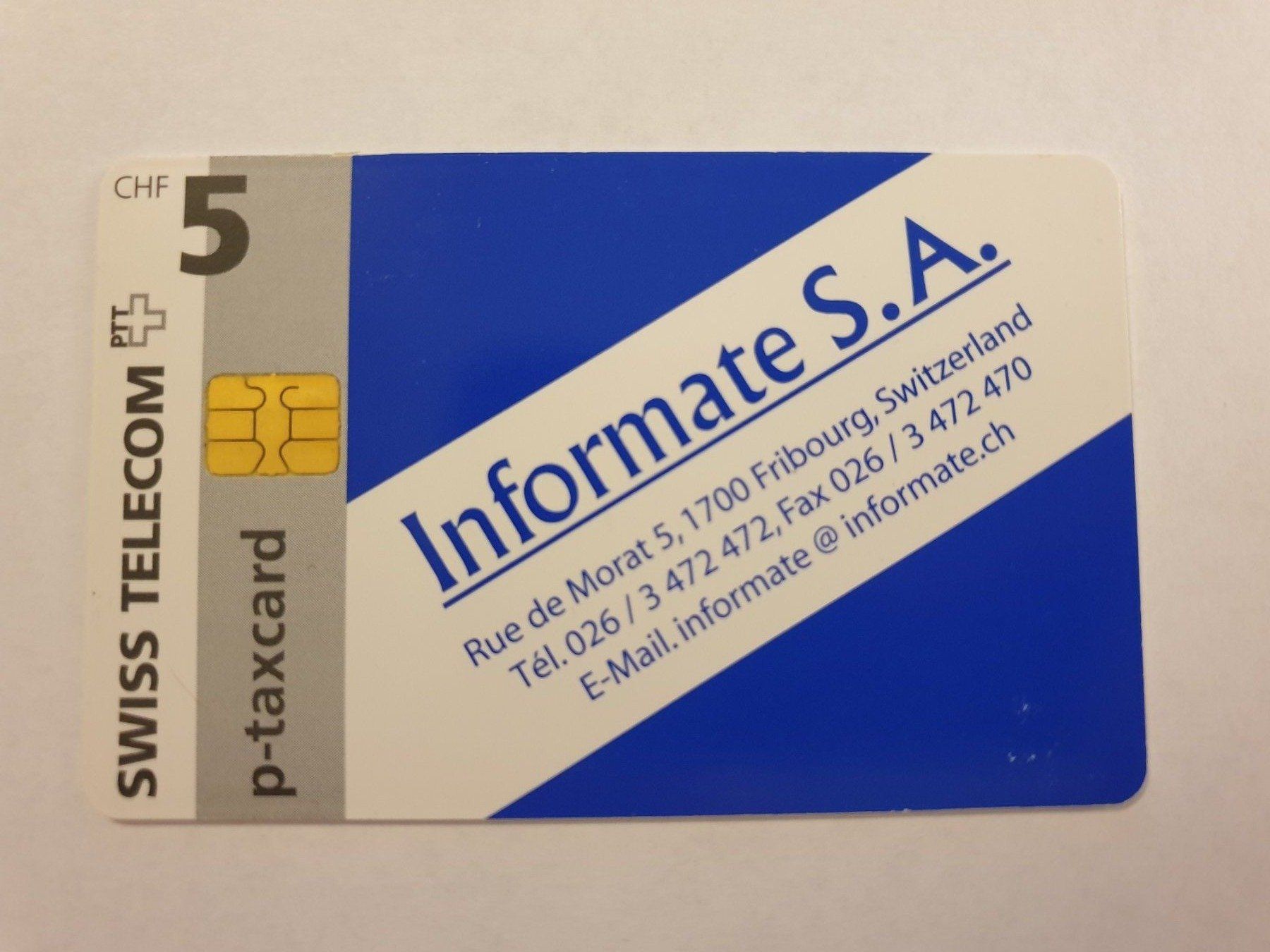 Schede telefoniche: Informate S.A. 200ex – Usato da Rain venduto da chesz