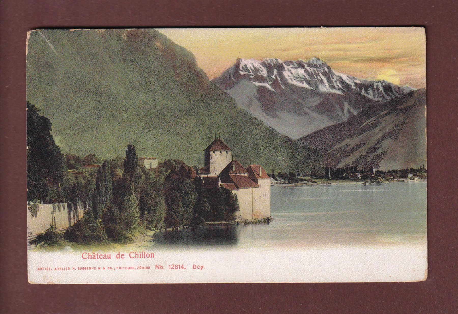Cartes postales: Château de CHILLON - Dents du Midi – D'occasion à Pully par nicecards