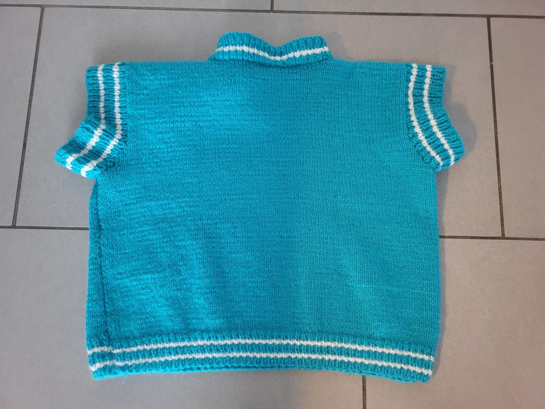 Altro abbigliamento per bambino: Weste Strick Wolle gr. 104 110 116 Hand Made – Usato da Boswil venduto da i12i 3