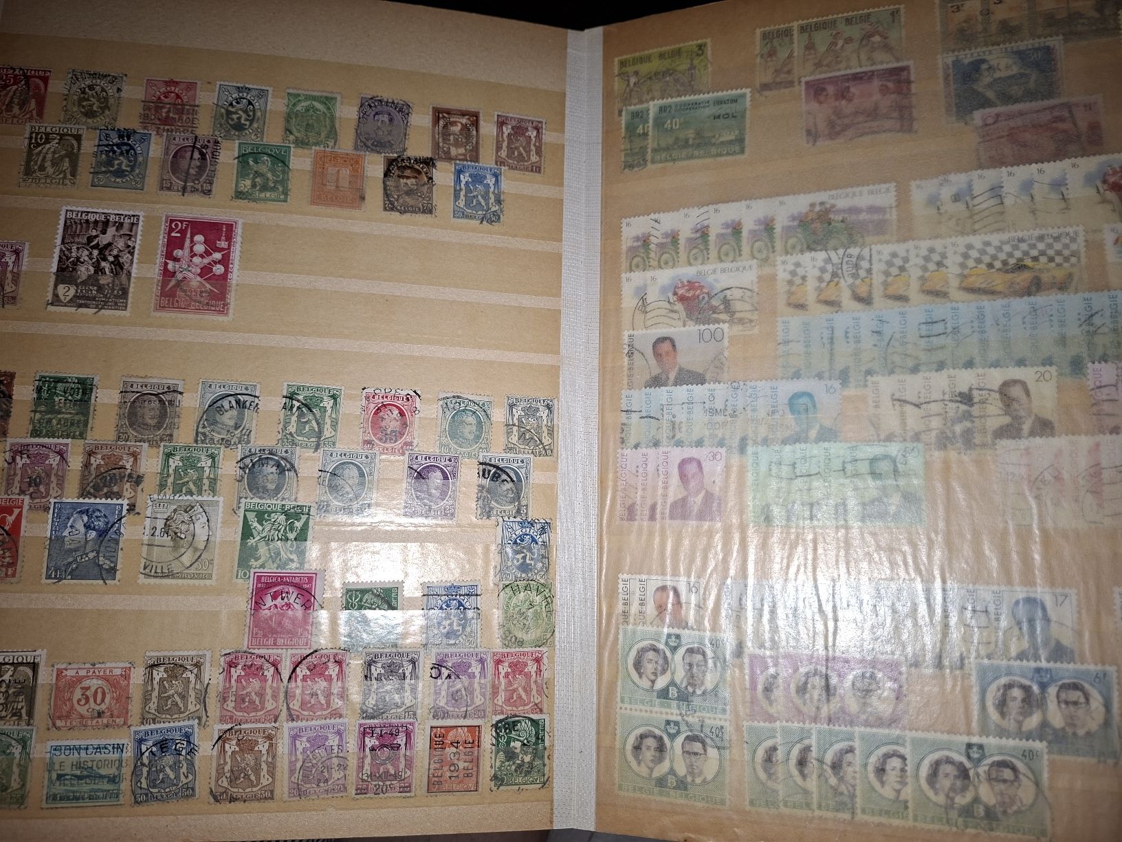 Alle Briefmarken: Briefmarkensammlung Belgien  – Gebraucht aus Balgach von SIMEON27