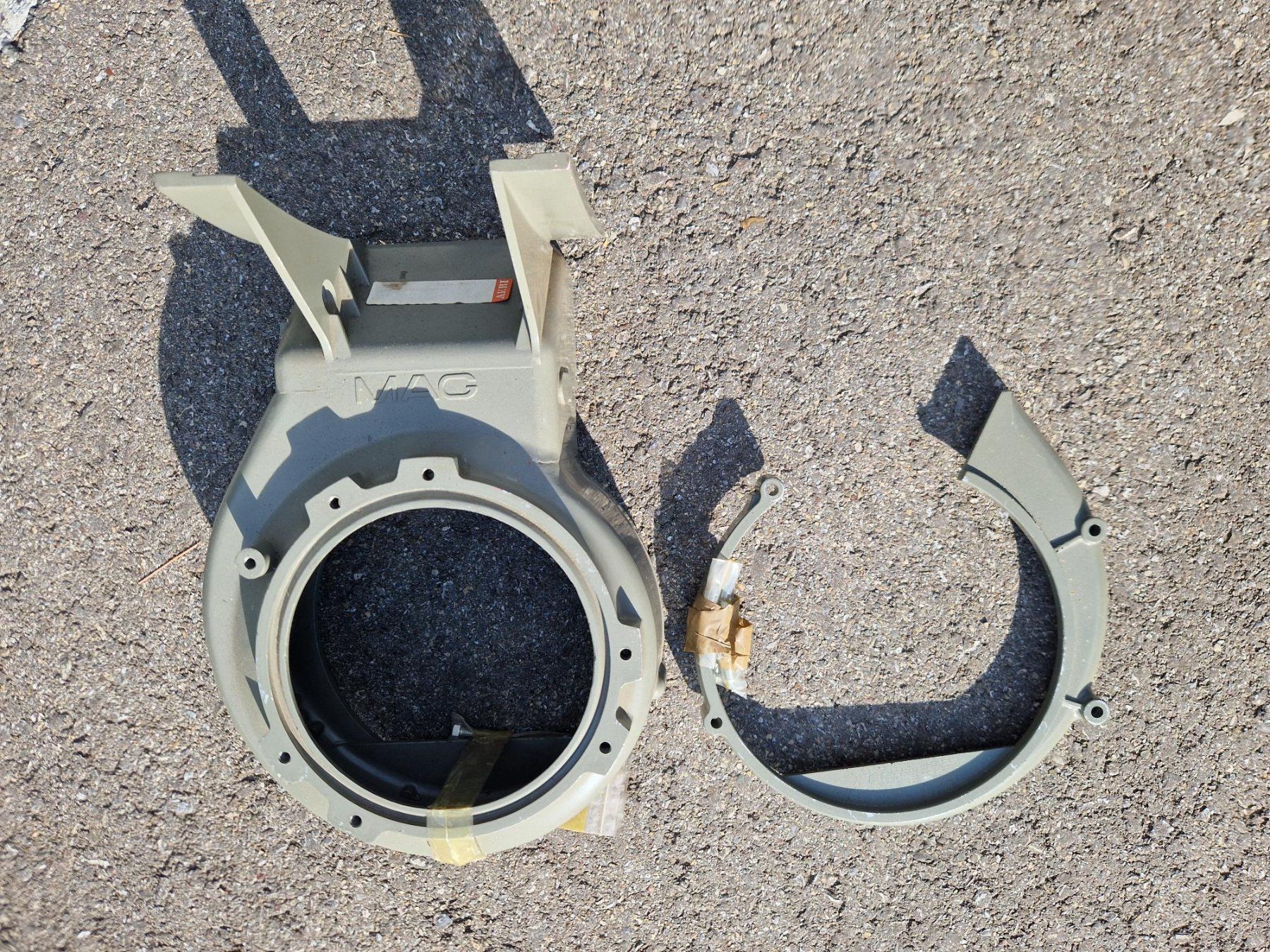 Aebi Trattori: MAG Motor Ventilatorgehäuse "Neu", Aebi Nr. 9624.035 – Usato da Dürnten venduto da Bachtel84