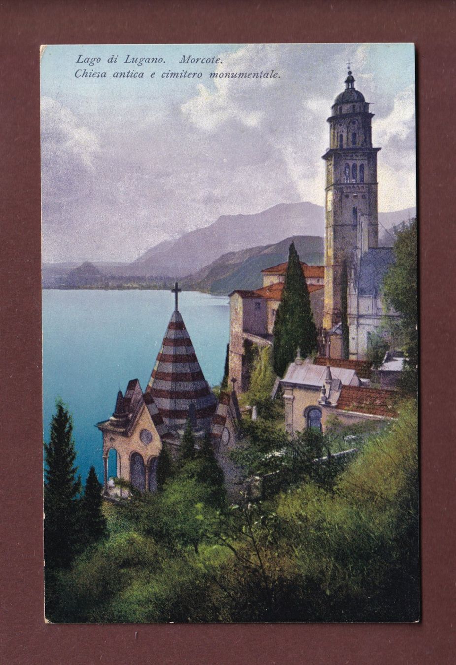 Ansichtskarten: MORCOTE - Chiesa – Gebraucht aus Pully von nicecards-shop