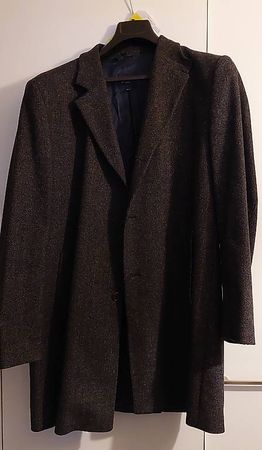 Manteau gris foncé laine et cashemir Paul Kehl