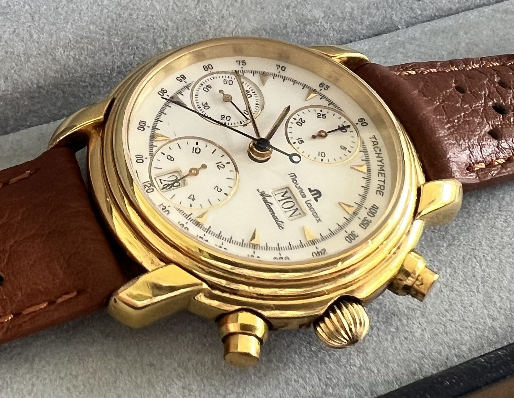 Maurice Lacroix Montres: Herren Chronograph Automatic 1990 – D'occasion à Pratteln par bas_7gds 4