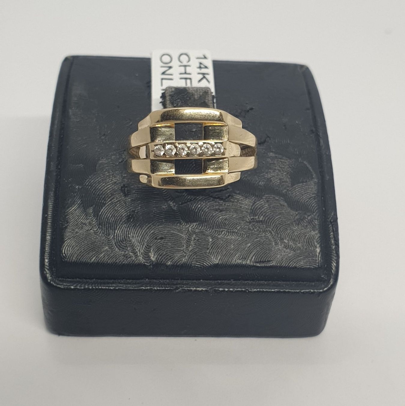 Anelli: Echt 14K Gold Ring – Usato da Luzern venduto da Goldhaus-Luzern