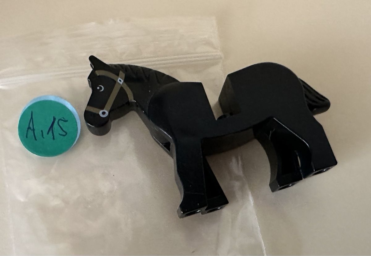 Lego Giocattoli: 1 Lego Pferd schwarz – Usato da Rheinfelden venduto da zim_2hqc 2
