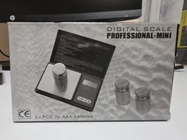 Digitale Waage Asscher Professional Mini neu mit Batterien