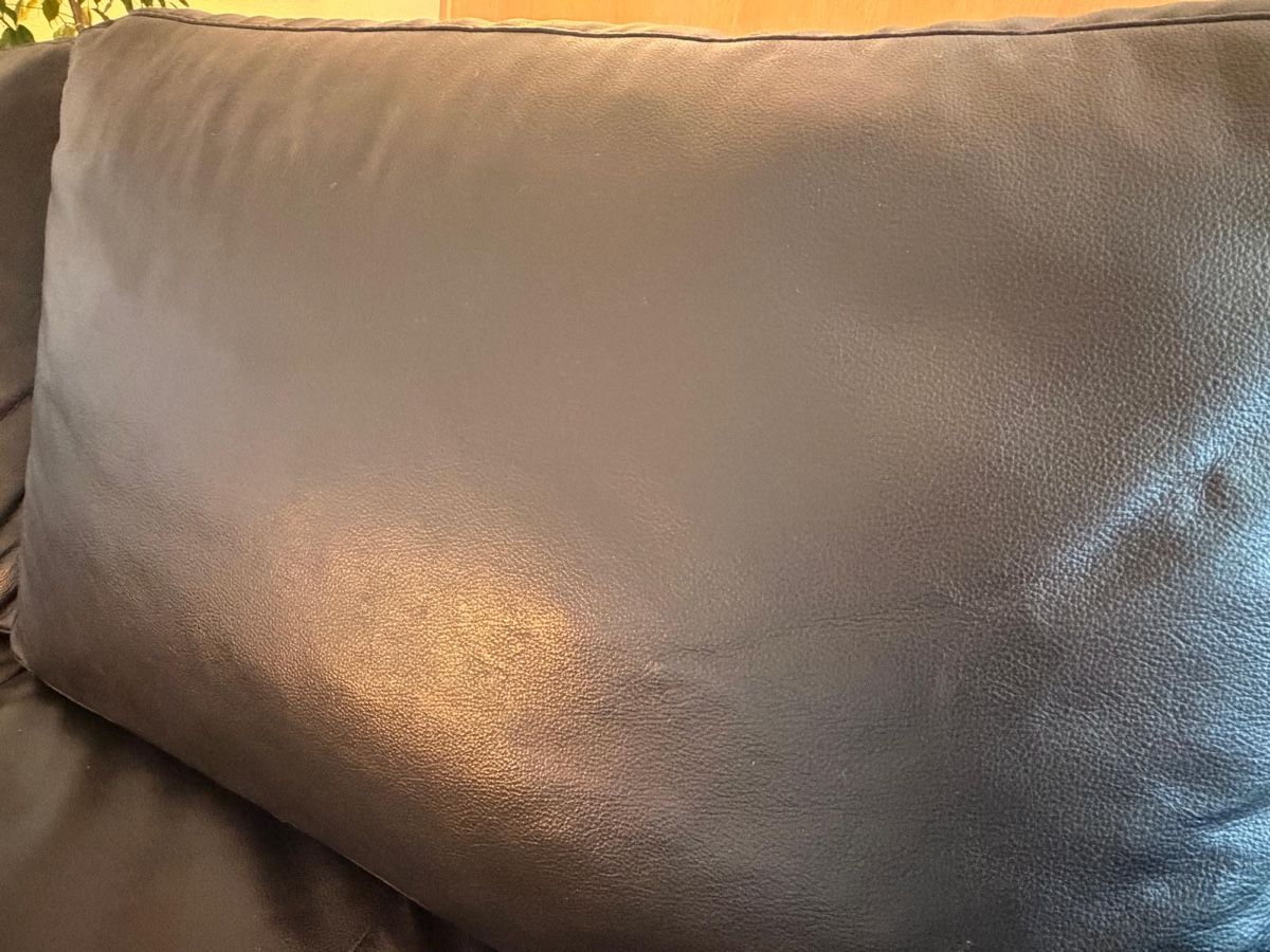 Sofas: Modernes Sofa Echt Leder Ecksofa Bettsofa Stauraum schwarz – Gebraucht aus Lommiswil von diti_89 4