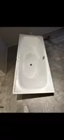 Stahl-Badewanne 180 × 80 cm – Weiss