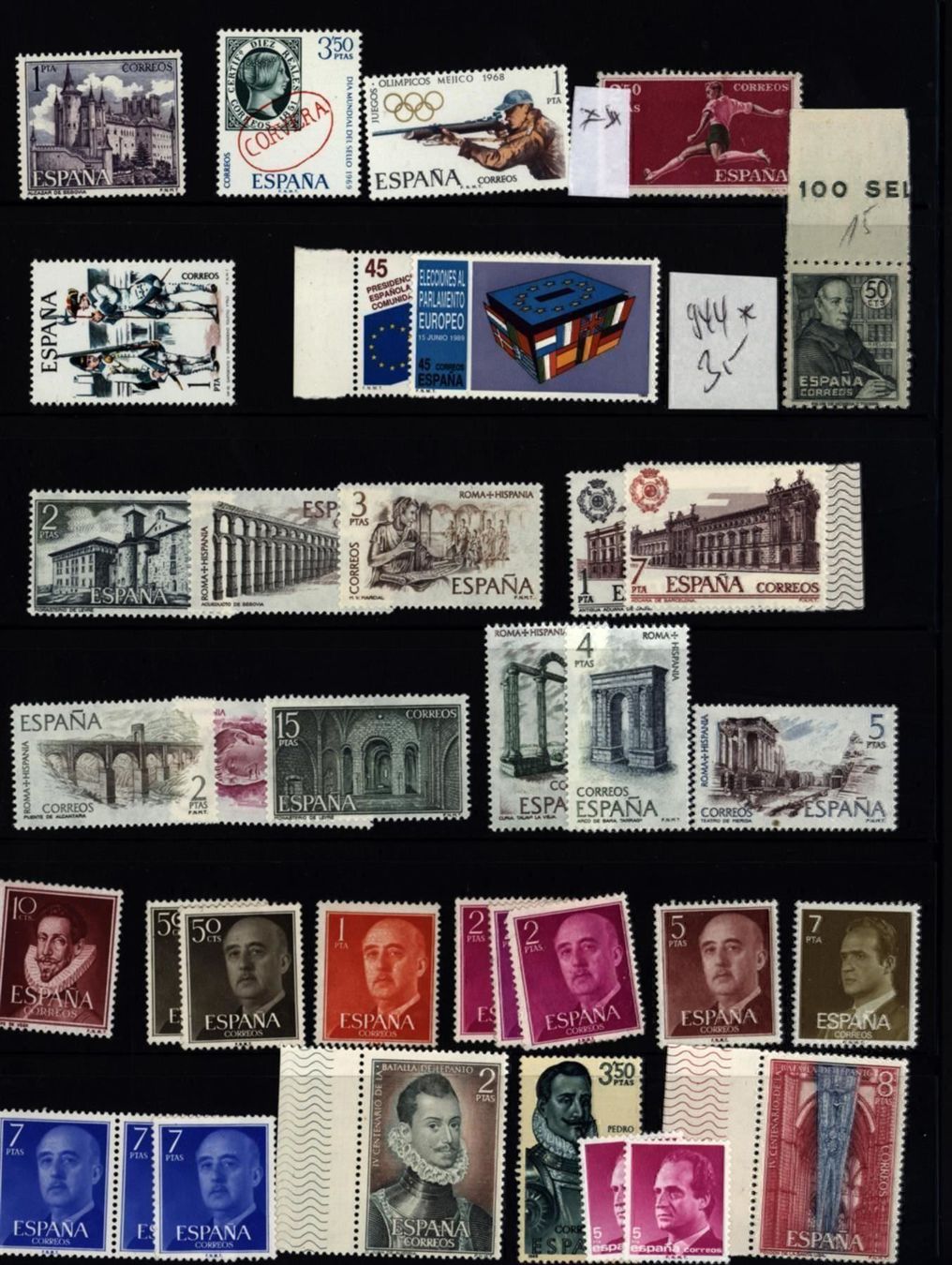 Tutti i francobolli: Spanien Restposten div, (AZ801) – Usato da Seuzach venduto da Harri19