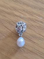 Süsser Pandora Charme Anhänger mit Perle 925 Silber