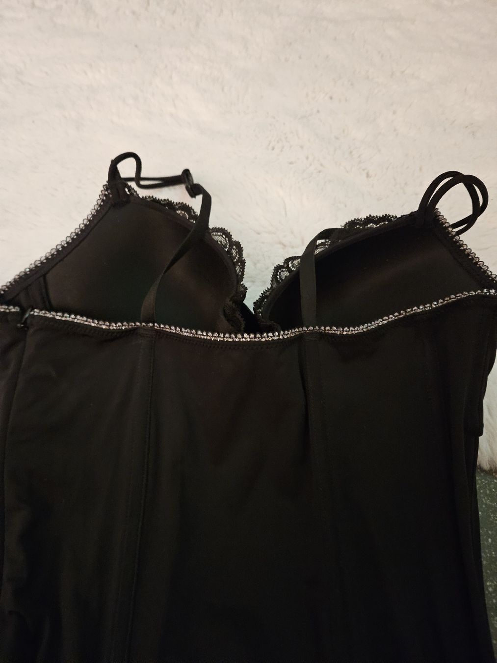 Beldona Top: Bustier Beldona schwarz mit Spitze Grösse 80B  – Nuovo (secondo la descrizione) da Anwil venduto da nomolnoi 4