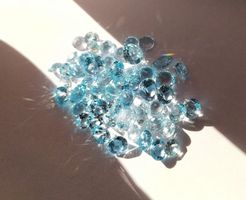 Vrai Lot. von 8.825ct Natur Topas 7 Stk. Edelsteine Blau