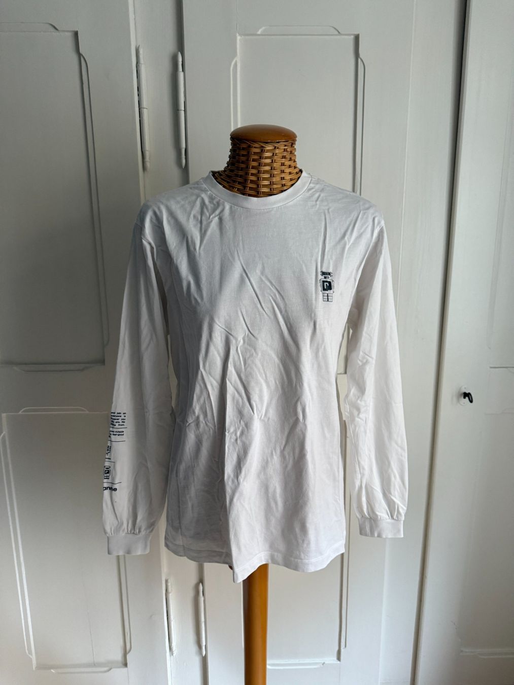 T-Shirts: PACO RABANNE - Phantom Langarmshirt weiss M – Gebraucht aus Zürich von Diazaio