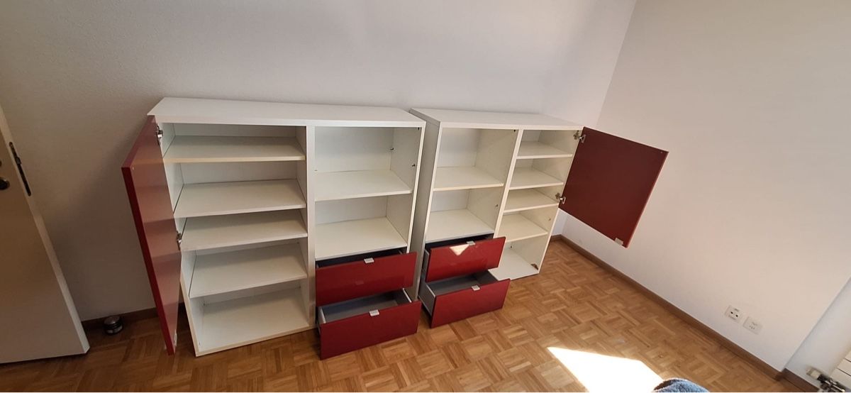 Scaffali: 2er Set Kommode, 1x Schrank, 1x Nachttisch – Usato da Muttenz venduto da 777338666 1