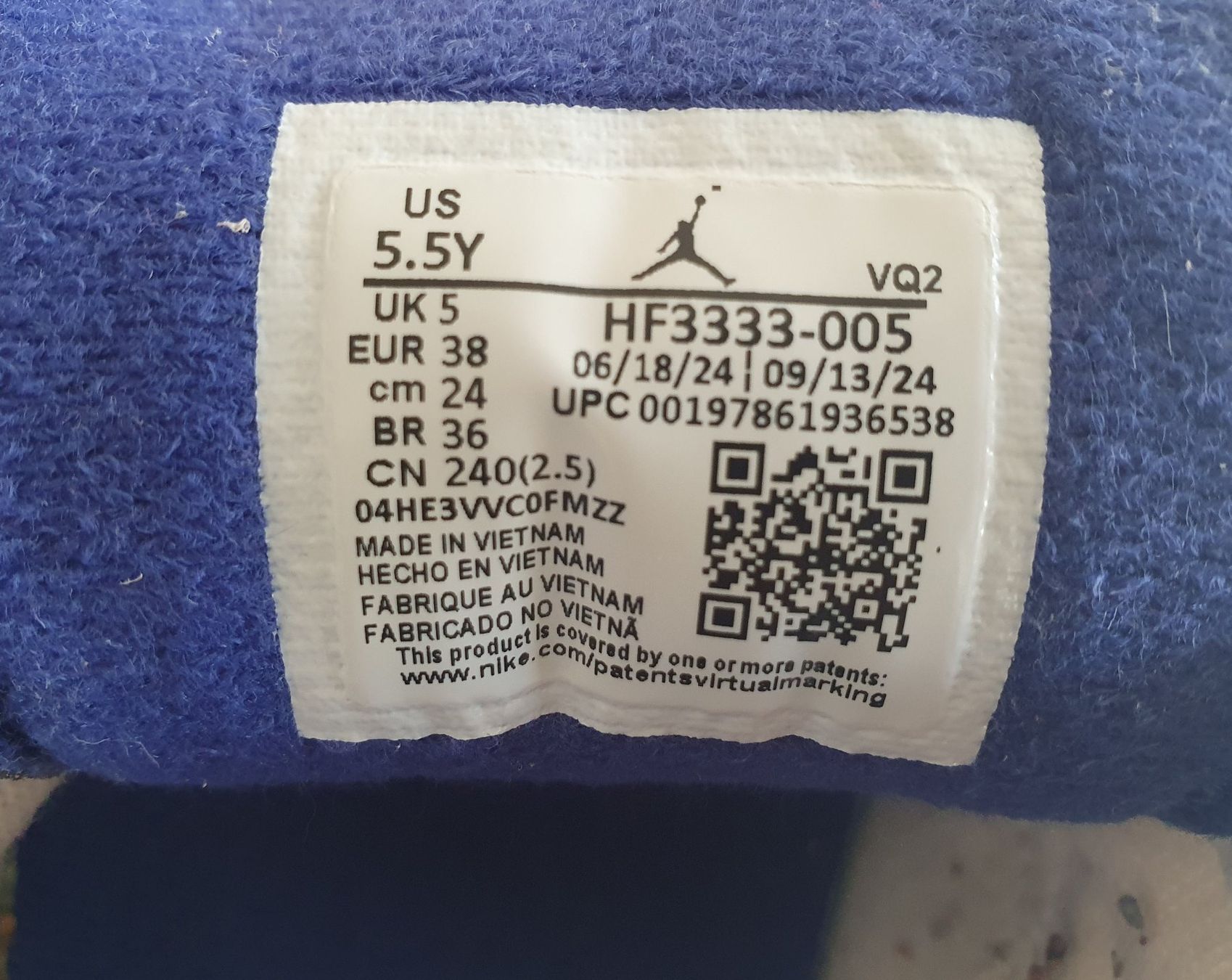 Jordan Chaussures hommes: Gr.38 Kinder Sneaker / Jordan – D'occasion à Neunkirch par M.Costa1 7