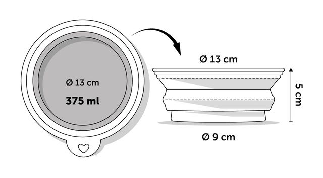 Mangimi: 2in1 Reisebecher für Wasser+Futter – Nuovo e nell'imballaggio originale da Wuppenau venduto da mscz 4