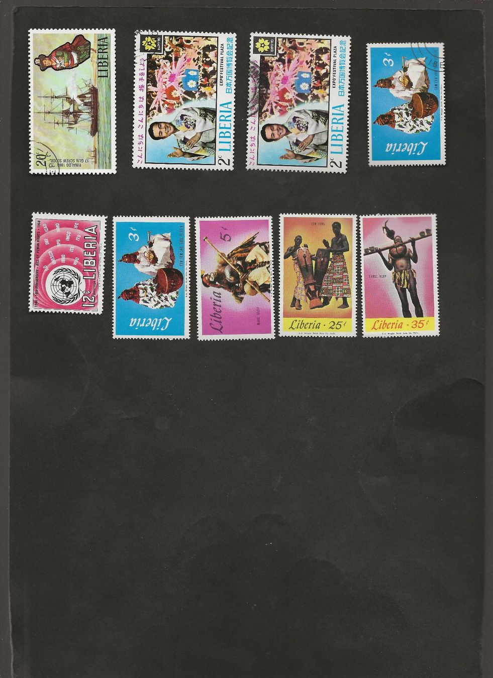 Tous les timbres: 46 Marken Liberia davon letzte 5 postfrisch – D'occasion à Au ZH par xelagreb01 2