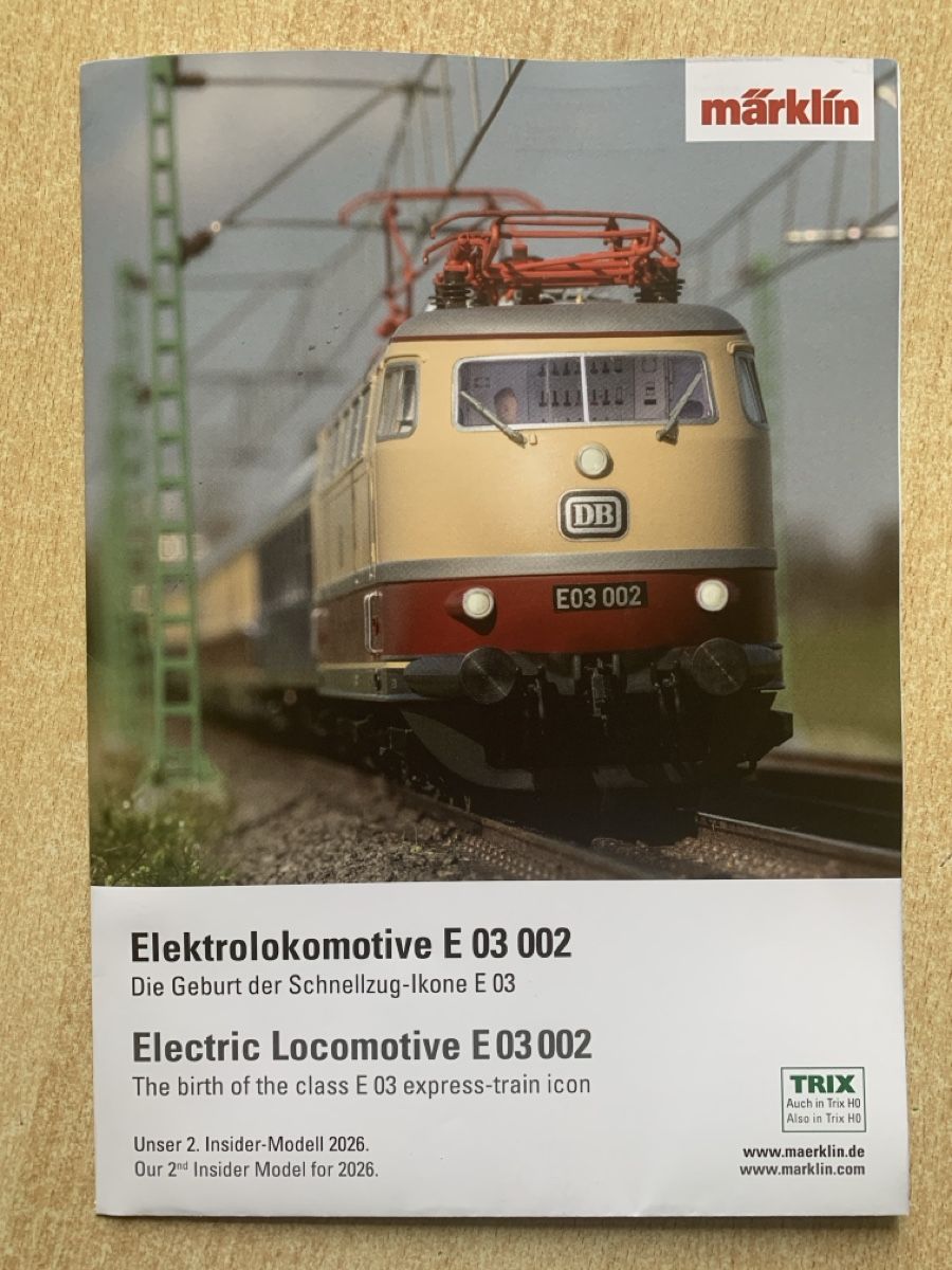 Märklin Modellini di ferrovie: Märklin 39130, Poster Format A4 (Format A2 aufgefaltet) – Nuovo (secondo la descrizione) da Flums venduto da finn1975