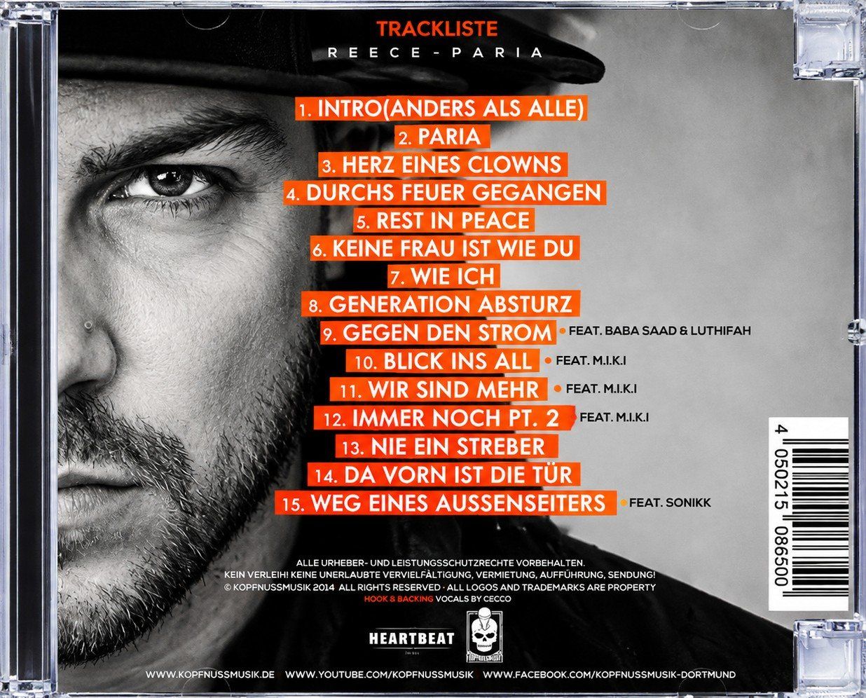 CDs: CD Reece "Paria", Nr. 424 – Neuf avec emballage d'origine à Kottwil par Crazyrolf 1