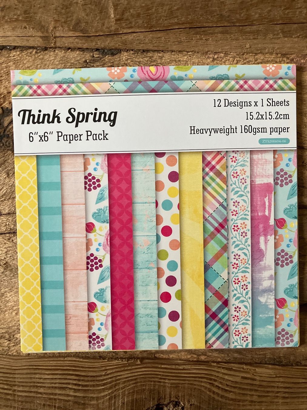 Carta: 12 Blatt Design-Papier, Bastelpapier "think spring"  NEU – Nuovo e nell'imballaggio originale da Effretikon venduto da wenuss 2
