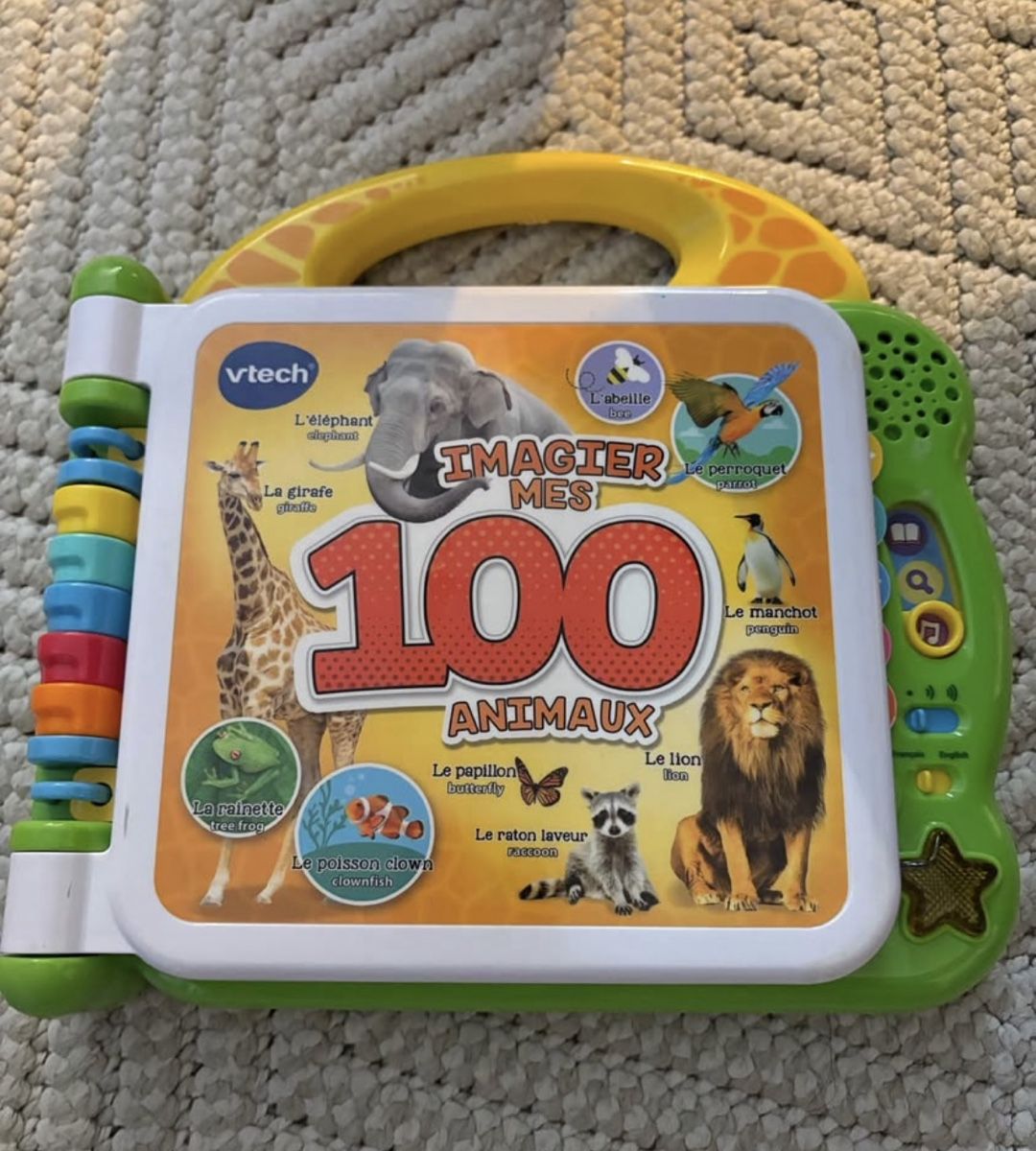 Vtech Giochi: Livre interactif Mes 100 animaux  – Usato da Attalens venduto da Skorpionica