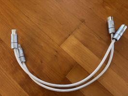 XLR-Kabel, HiFi, 1 Paar, 4N reines Sterlingsilber